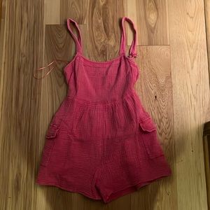 grey bandit pink romper